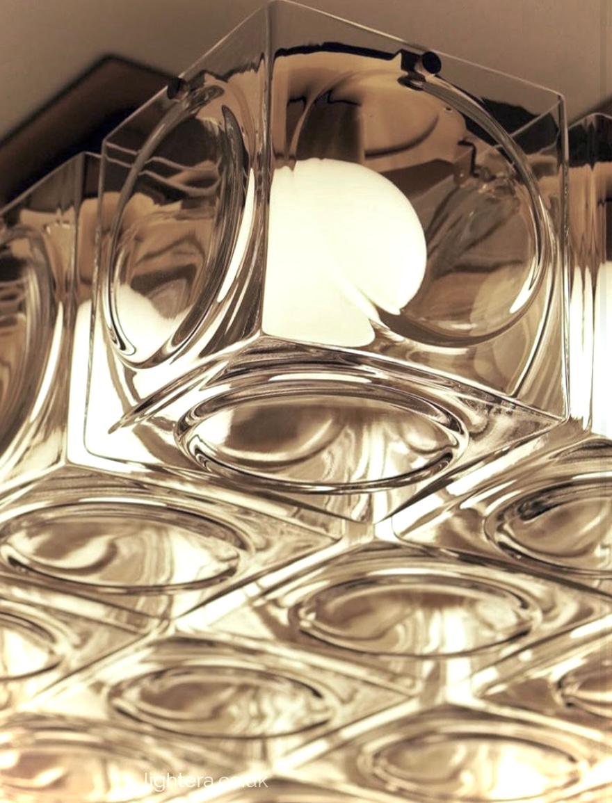 Lee Broom - Lámpara de araña Chant 6x6 Cepillado en venta