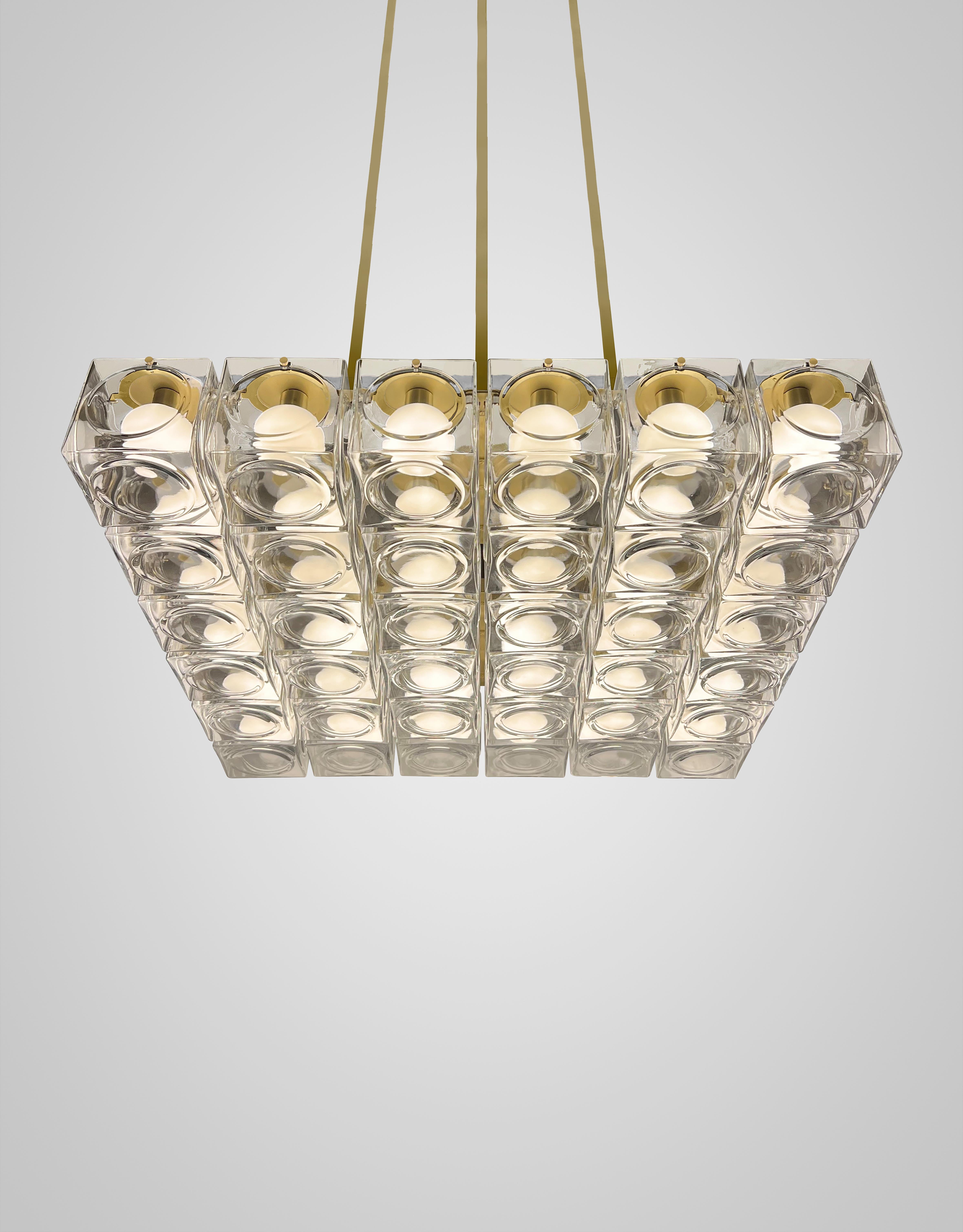 Lee Broom - Lámpara de araña Chant 6x6 Británico en venta