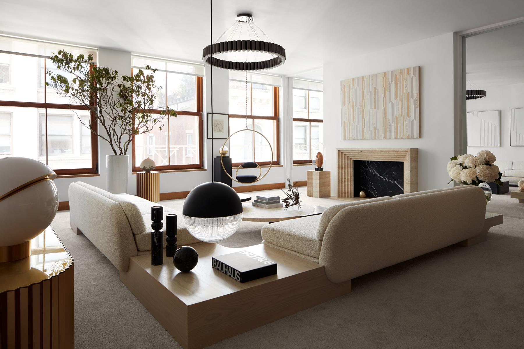 Contemporary Lee Broom - White Street Sofa For Sale