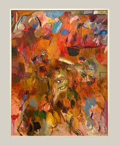 A Large, Dynamic Abstract Expressionist Painting by Lee R. Chesney