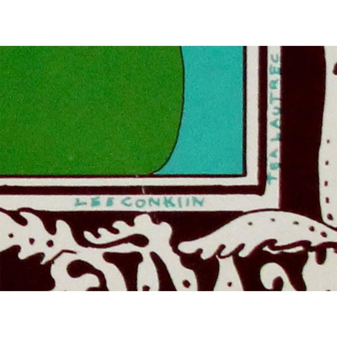 1969 poster psychédélique de Lee Conklin - Santana & Youngbloods all men joy en vente 2