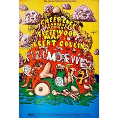 Lee Conklin poster for Creedence Clearwater Revival Fleetwood Mac Albert Collins