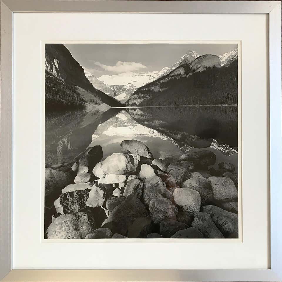 Lake Louise, Silver Gelatin Photograph by Lee Friedlander