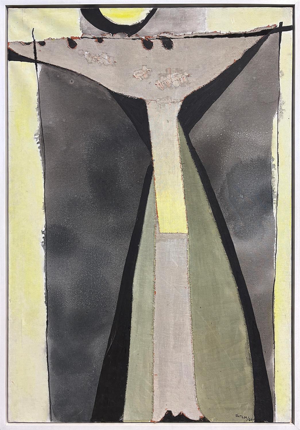 Lee Gatch Abstract Painting - Archaic Tree