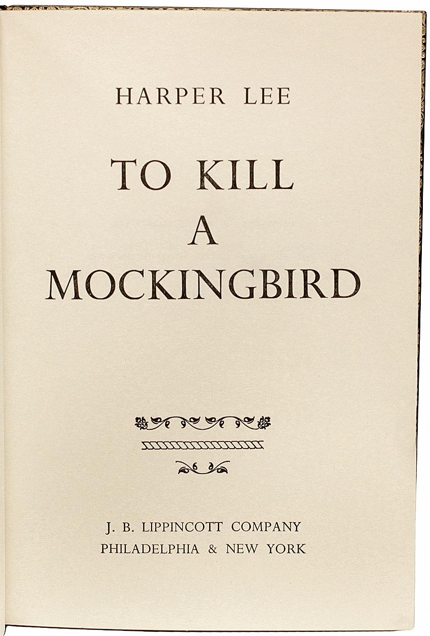 first edition to kill a mockingbird