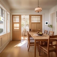 Deep Green - Modern Original Framed Moody Abstract Landscape Mixed Media Art