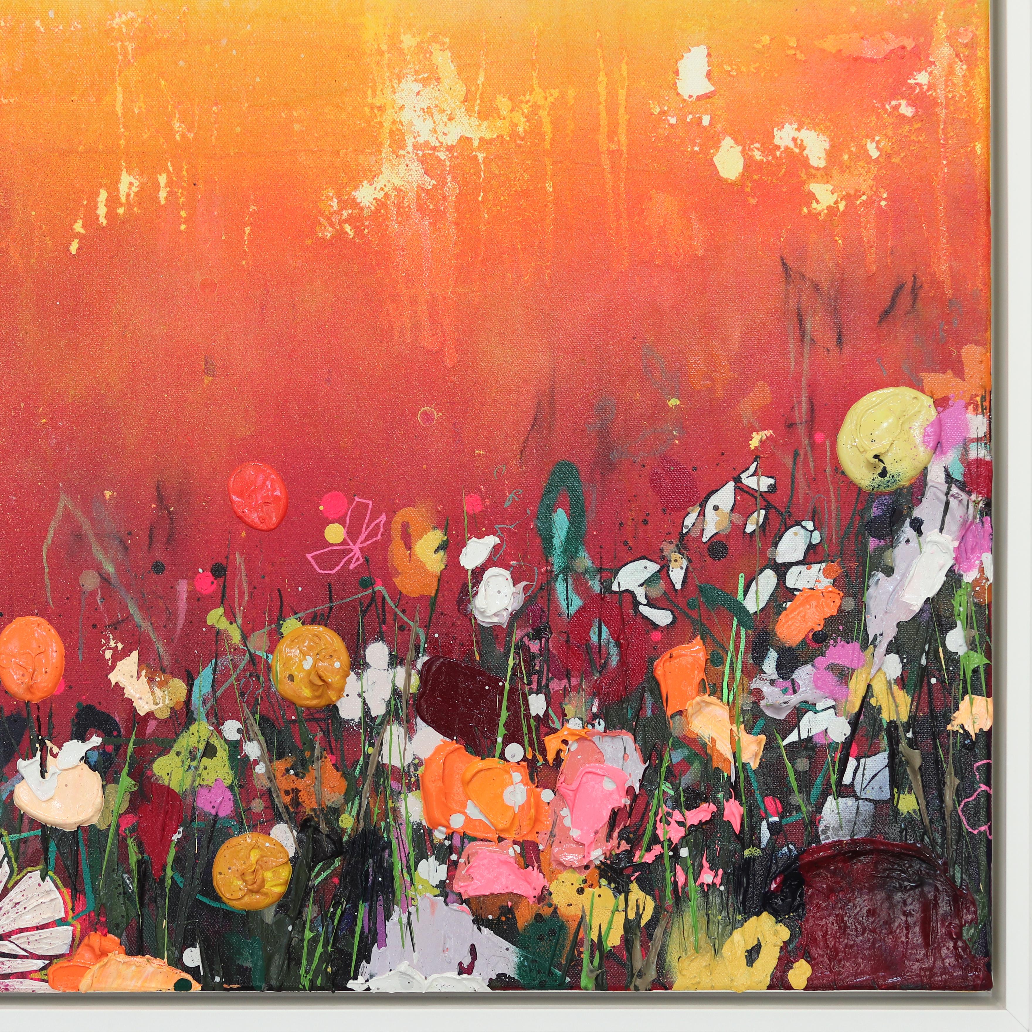 Feal - Large Modern Abstract Textured Color Drenched Landscape Art (en anglais) en vente 3