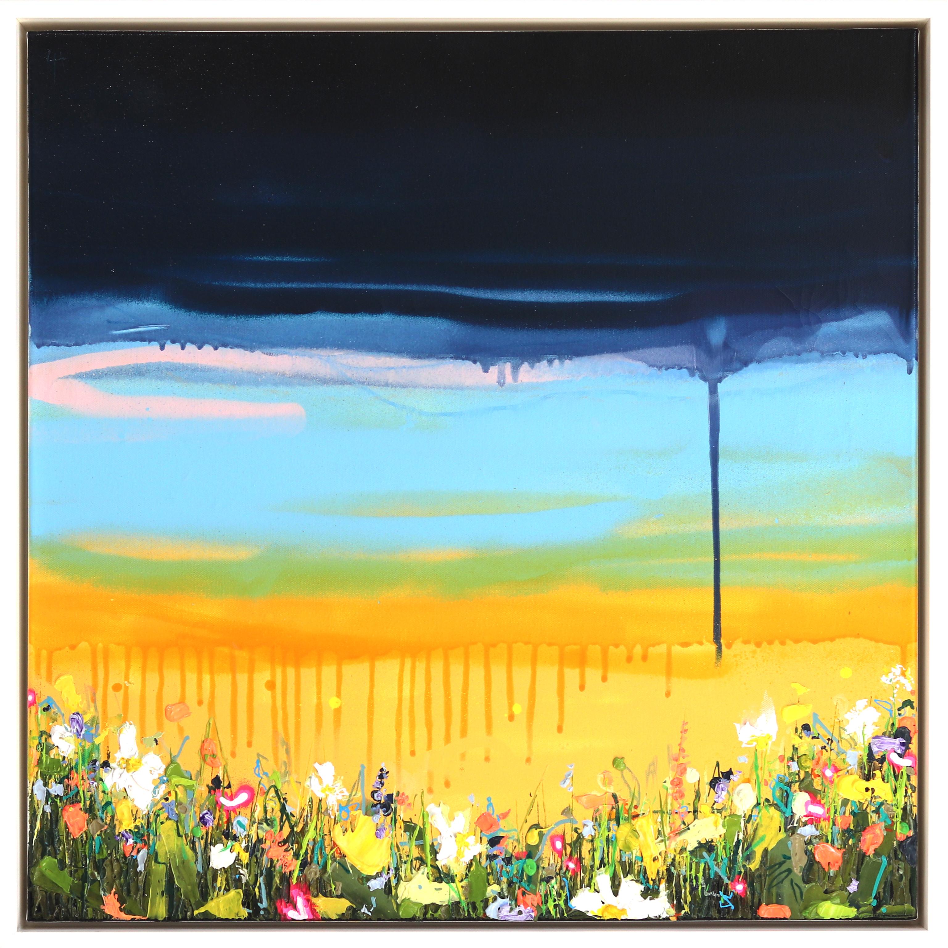 Lee Herring Landscape Painting – Goldener Schimmer