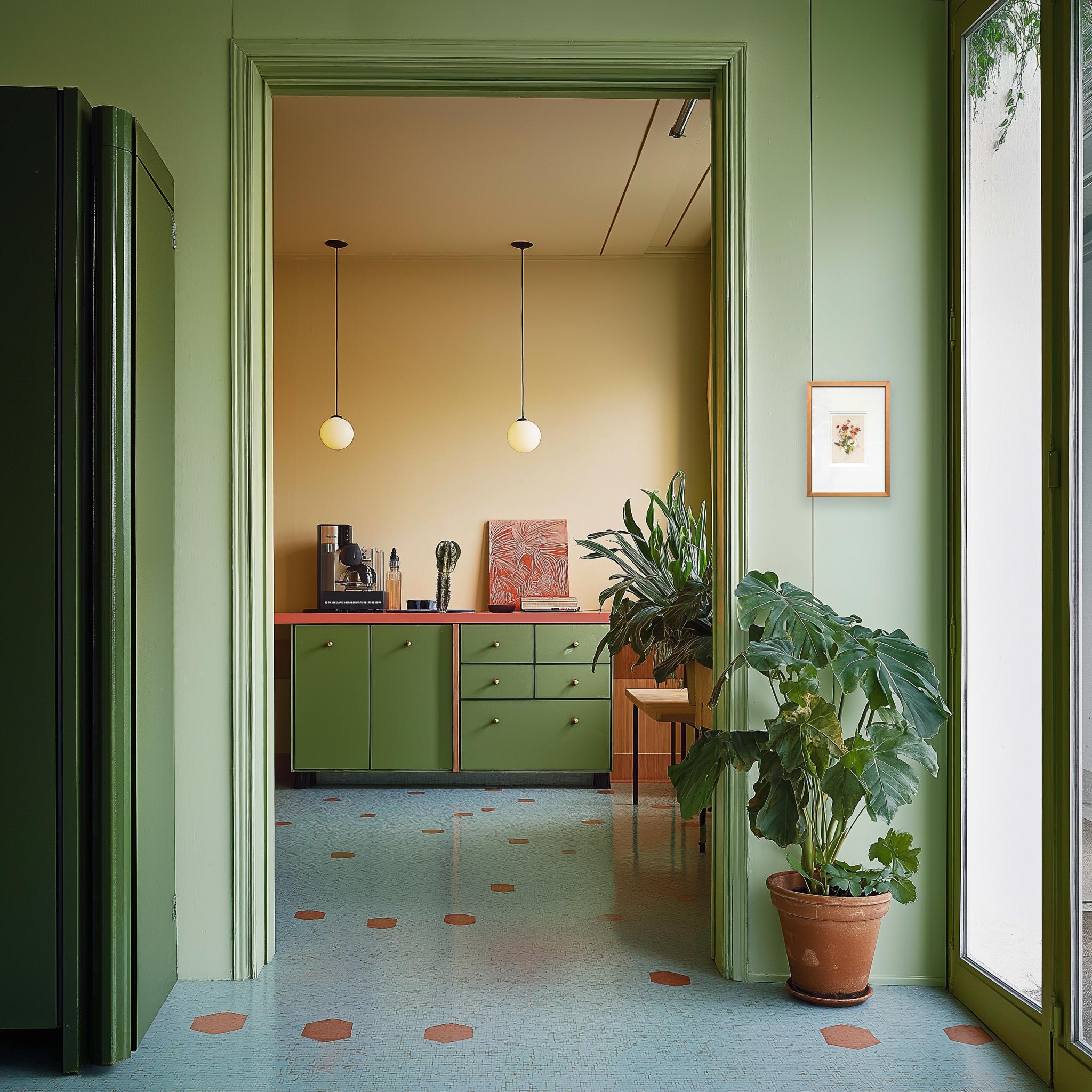 Potentille des marais - Œuvre d'art florale originale encadrée sur une page de livre botanique ancien - Impressionnisme abstrait Mixed Media Art par Lee Herring