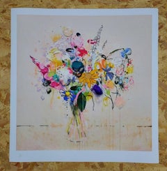 Lee Herring, Wild Pastels (XL), Contemporary Art, Affordable Art, Floral Art