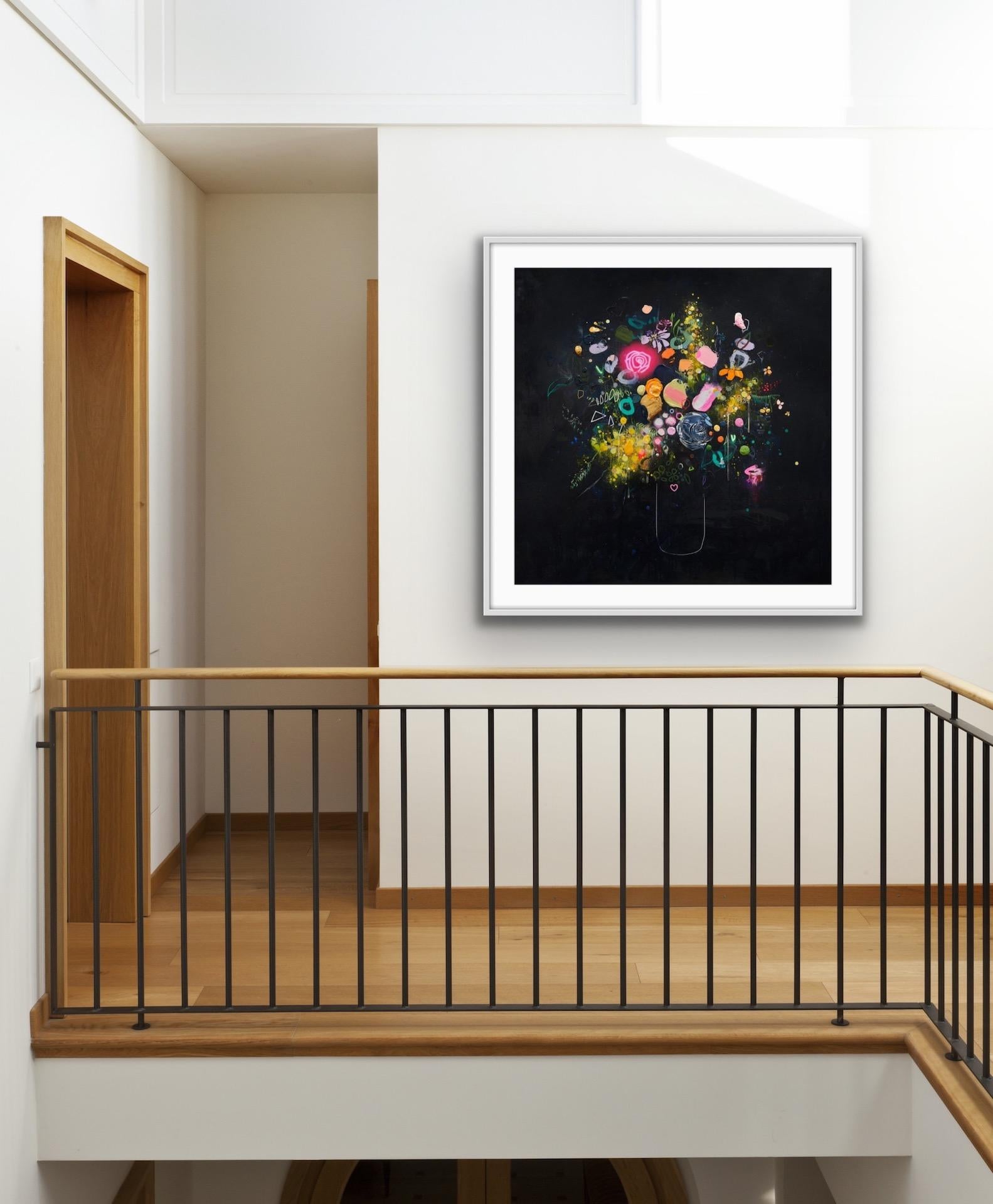 Lee Herring, Glowing Rose, Contemporary Art, Limited Edition Print 5