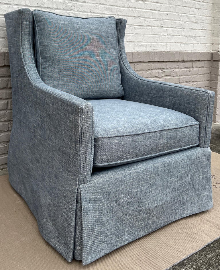 Lee Industries Performance Swivel Chair For Sale at 1stDibs