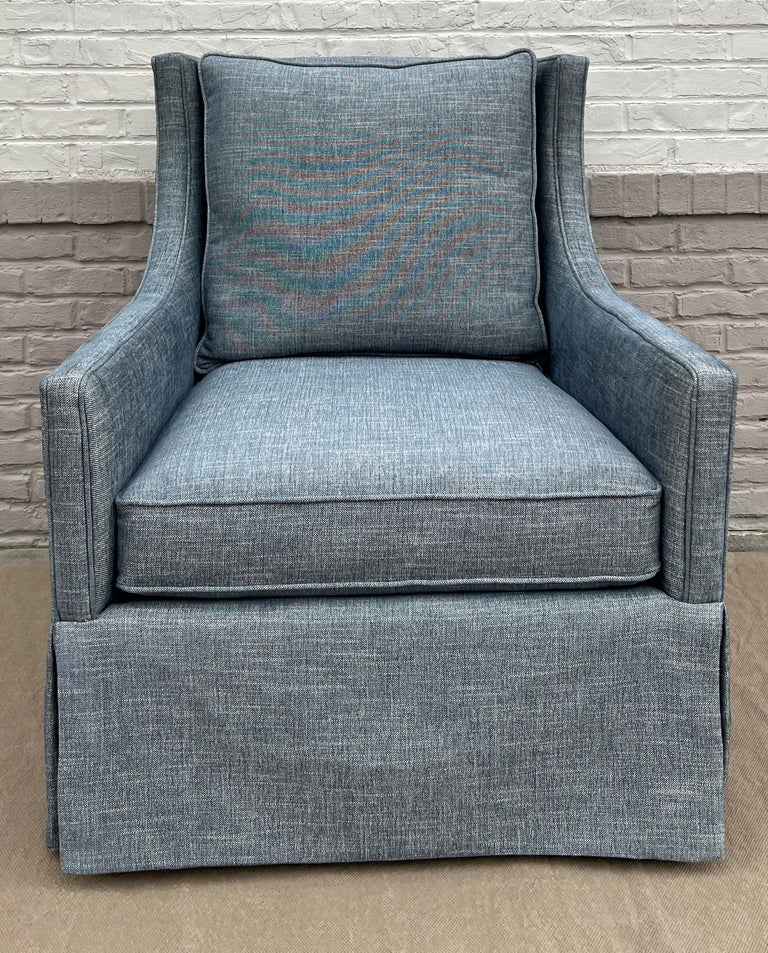 Lee Industries Performance Swivel Chair For Sale at 1stDibs