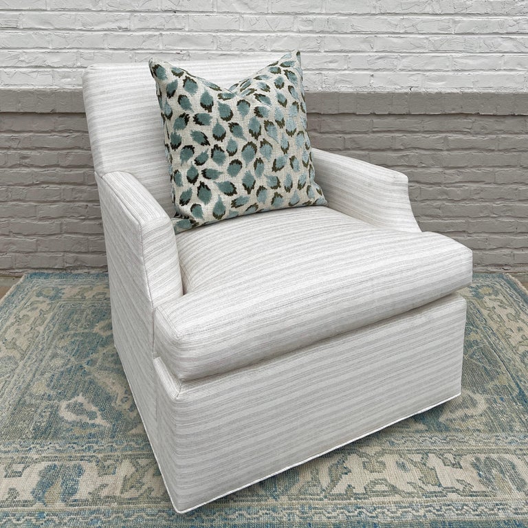 Lee Industries Swivel Chair For Sale at 1stDibs