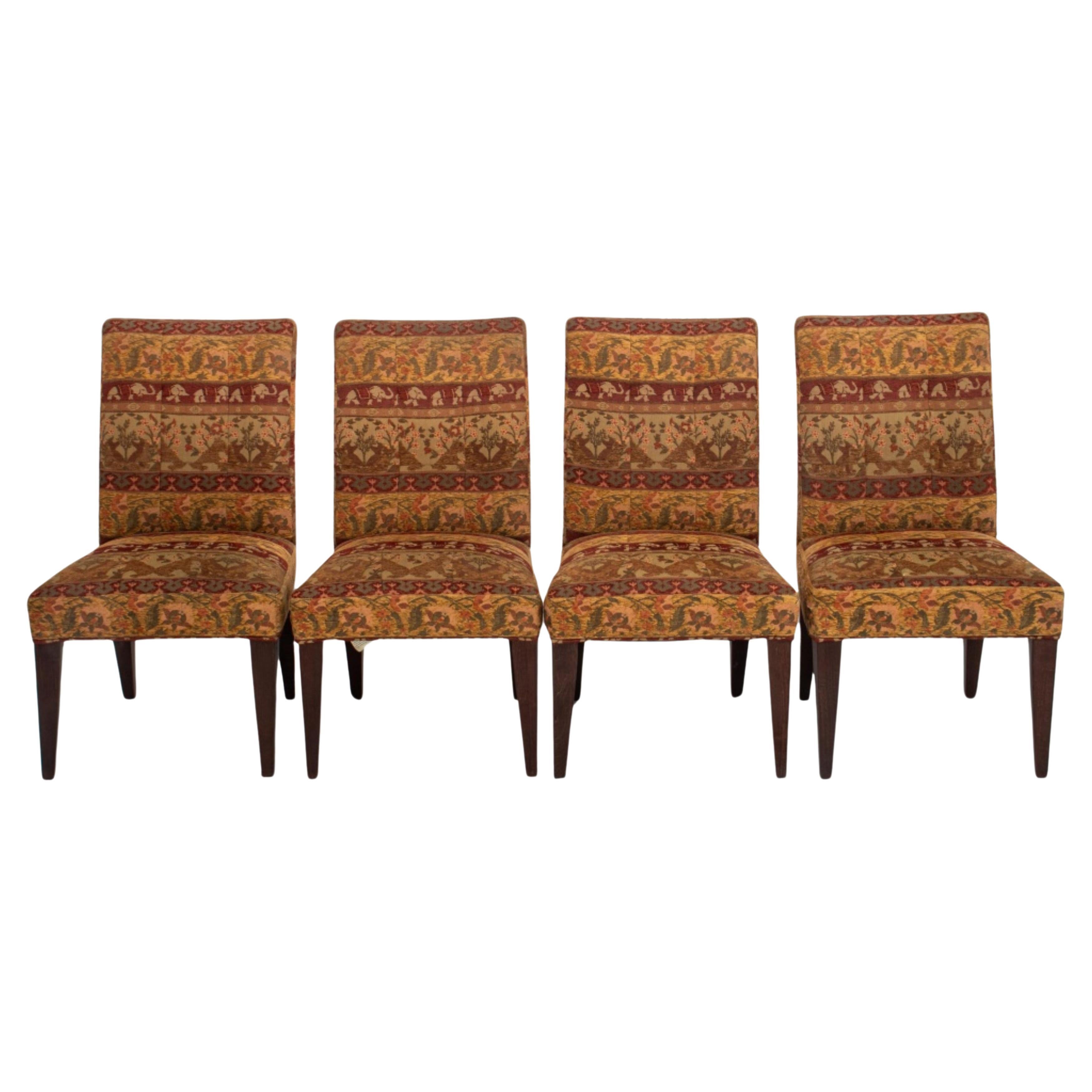 Lee Industries Upholstered Dining Chairs, 4 For Sale