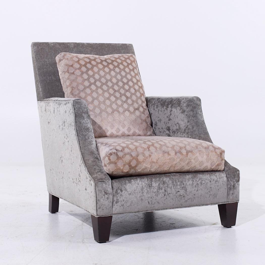 Américain Lee Industries Chaise longue tapissée - Paire en vente