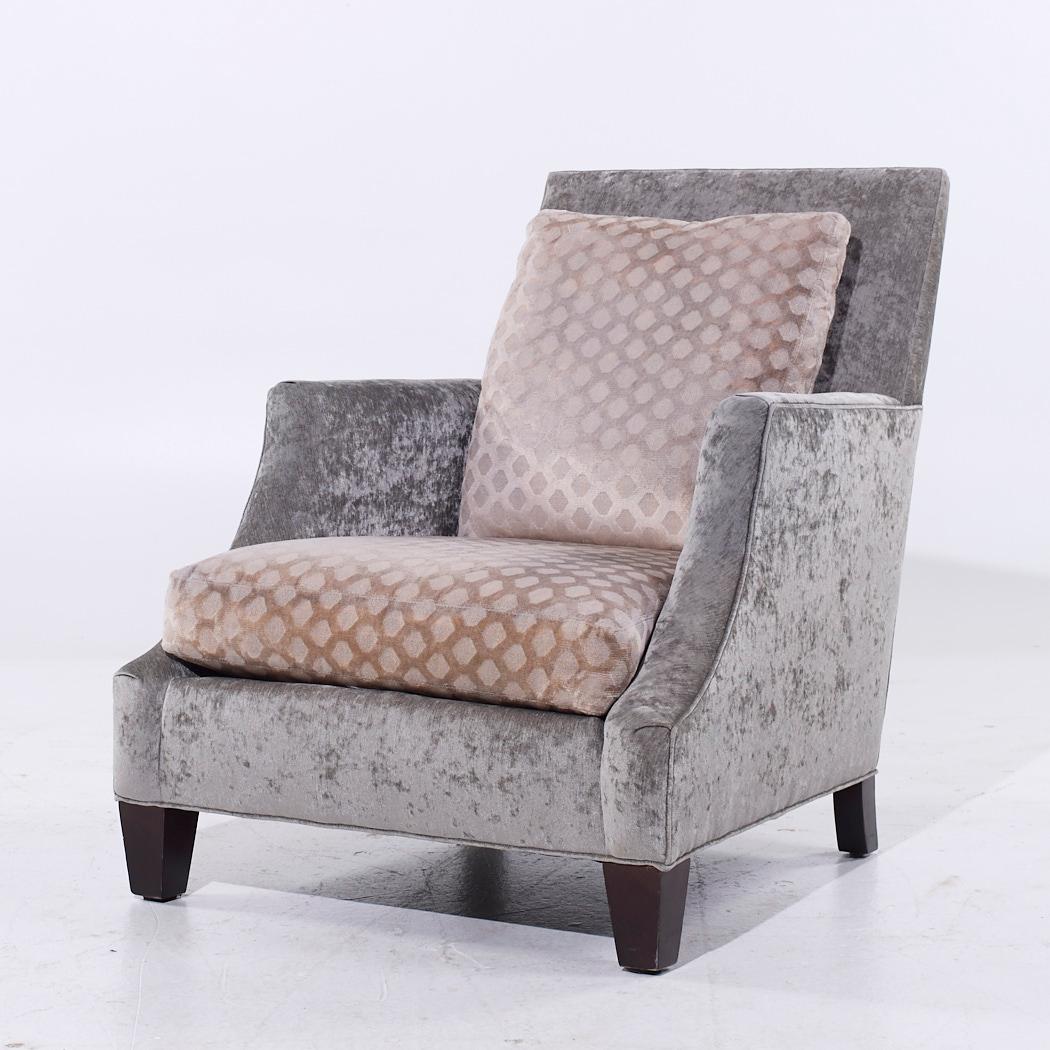 XXIe siècle et contemporain Lee Industries Chaise longue tapissée - Paire en vente