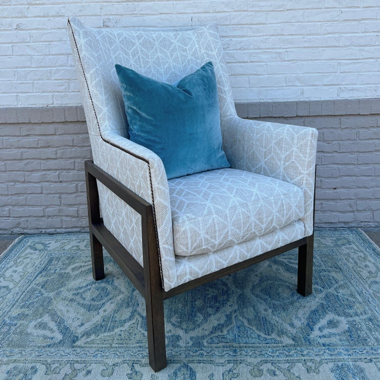 Lee Industries Wingback Chair For Sale at 1stDibs