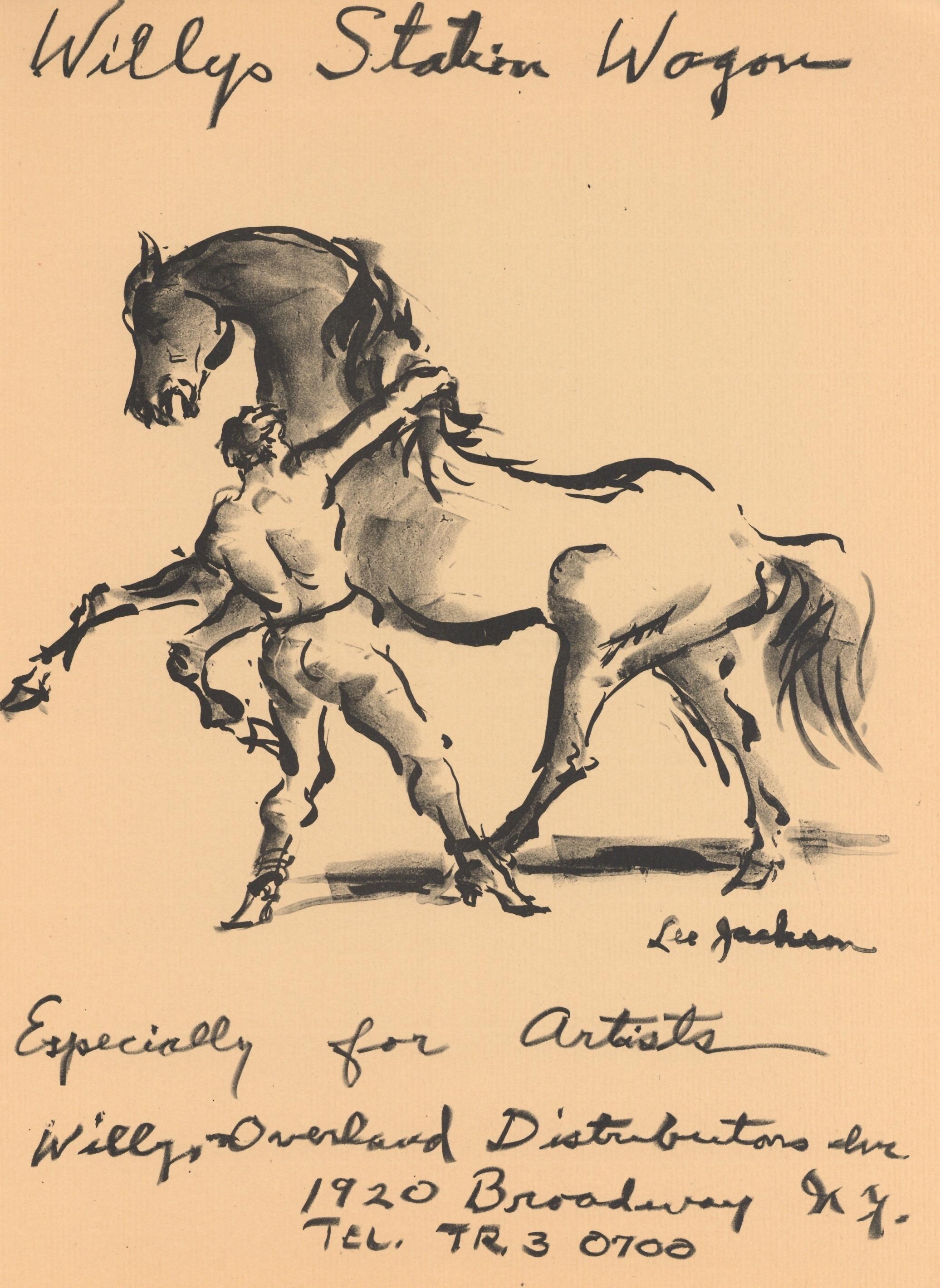 lithographie originale - Print de Lee Jackson