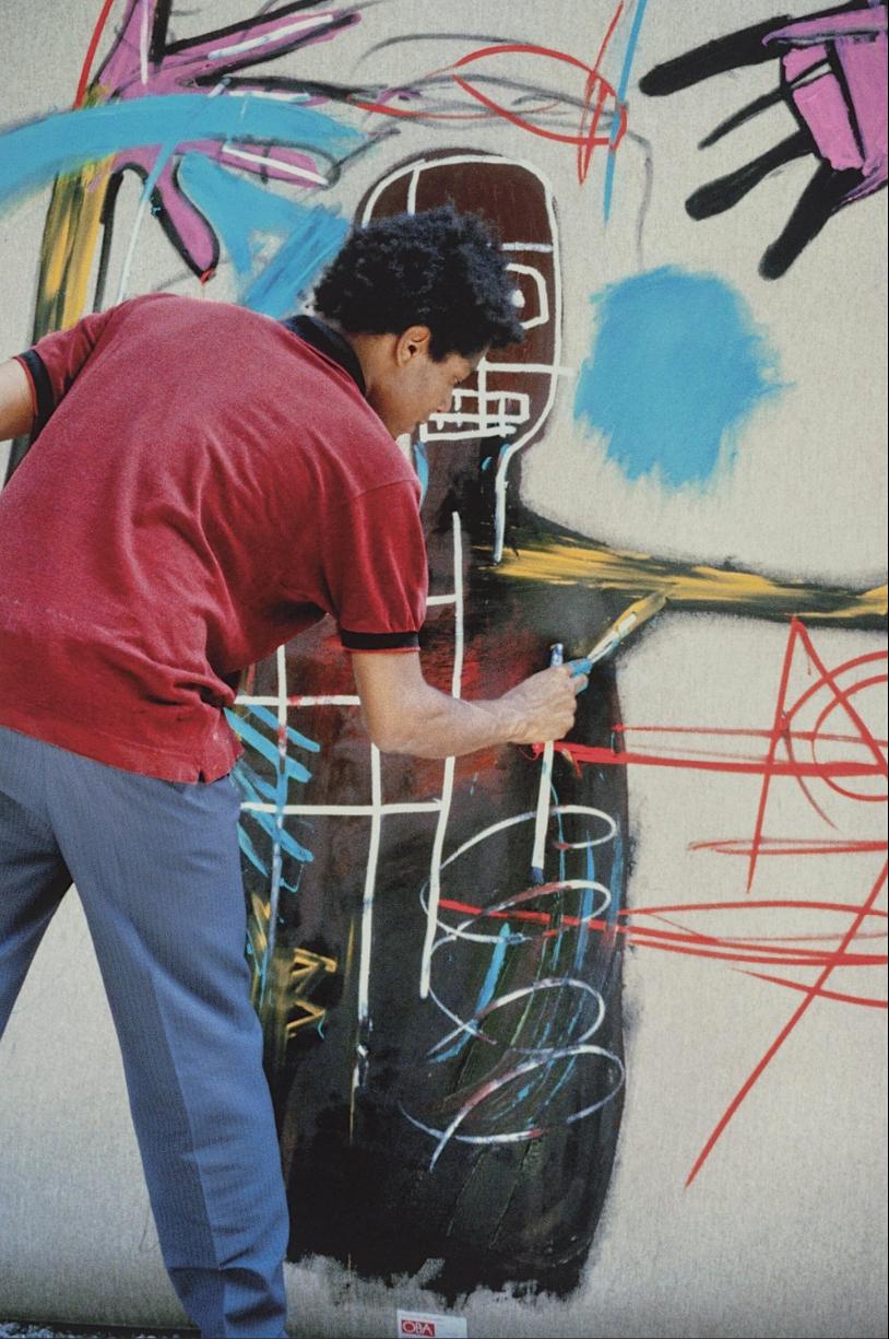 Lee Jaffe Portrait Photograph - Jean Michel Basquiat