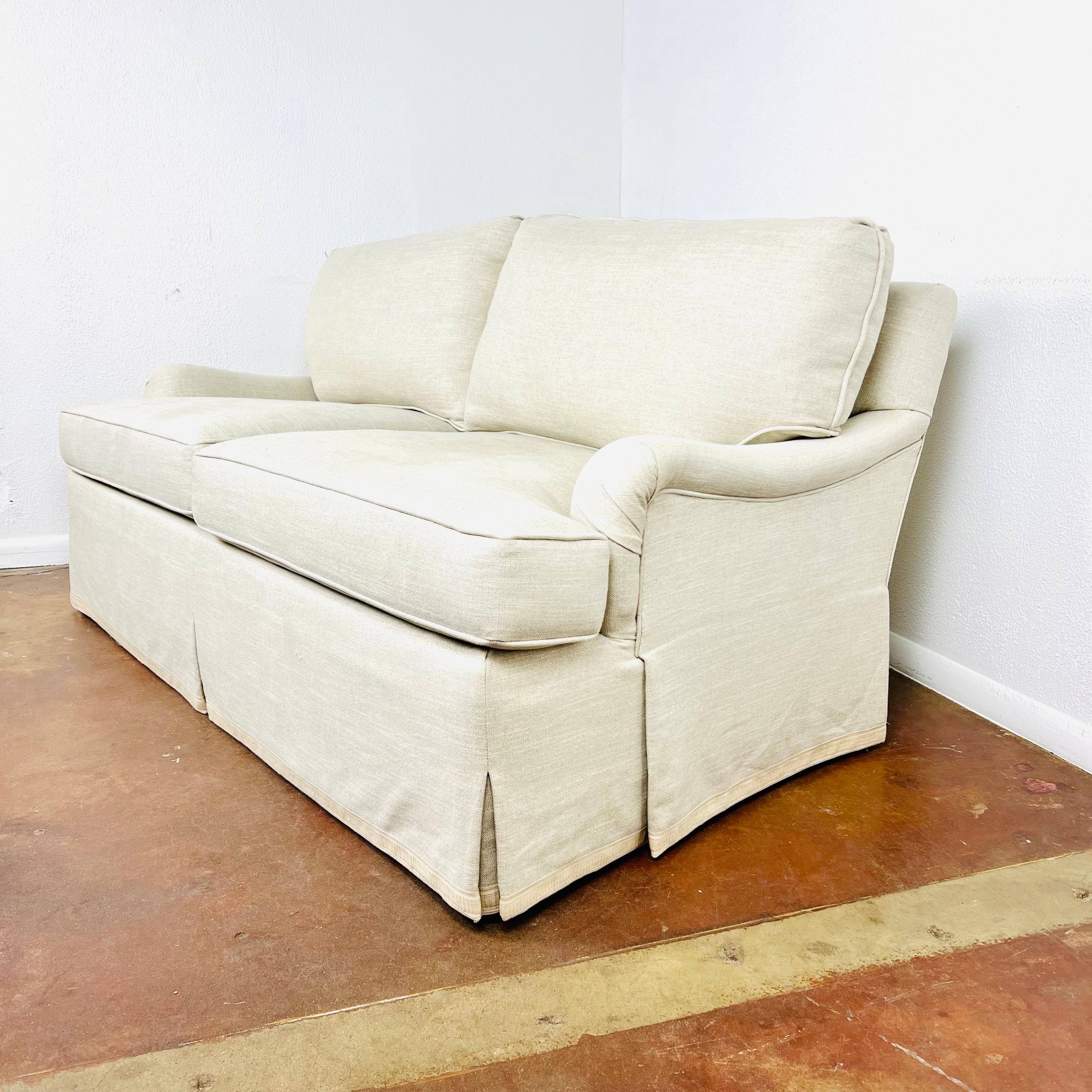 skirted sofa