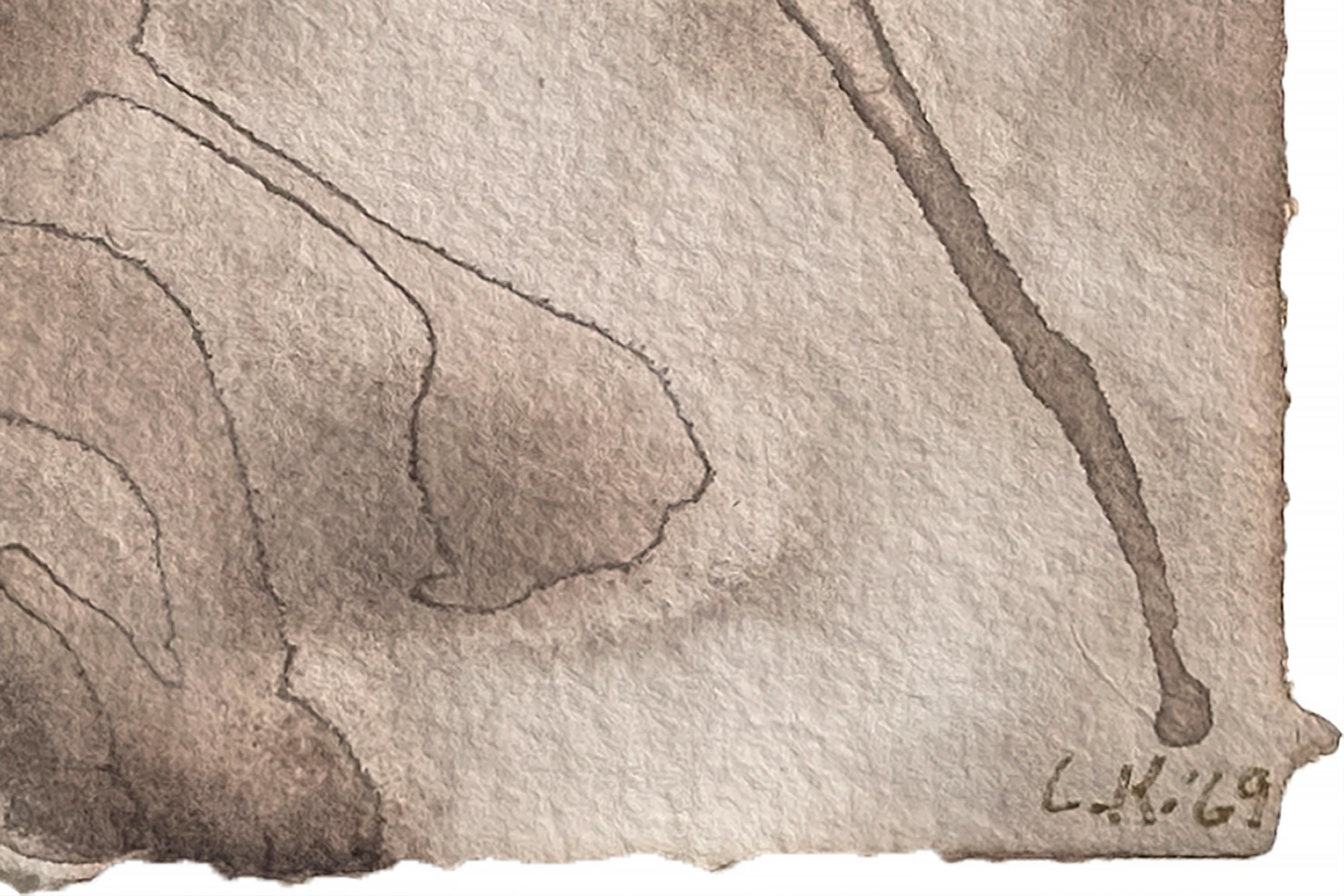 Acqua n. 5 - Painting Dopoguerra di Lee Krasner