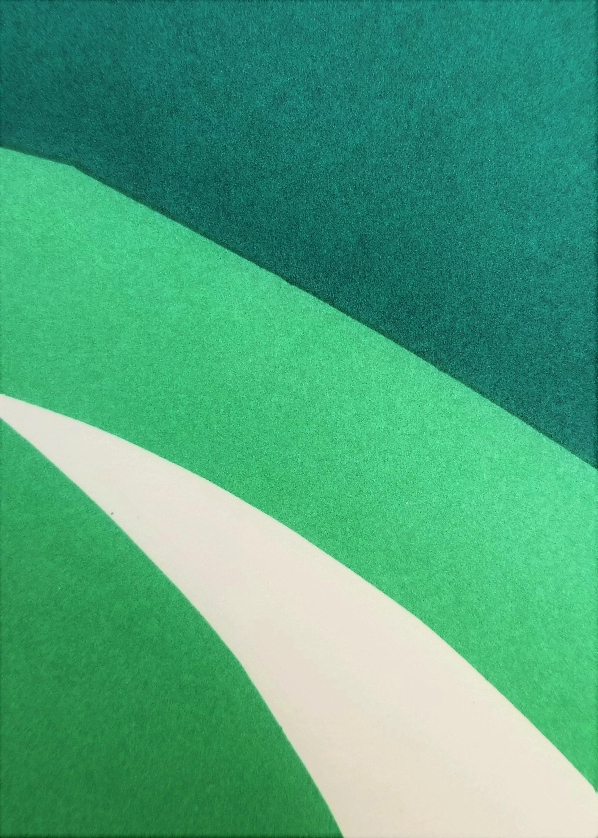 A. Hall: Poster della mostra degli artisti di Springs /// Artista femminile astratto in vendita 9