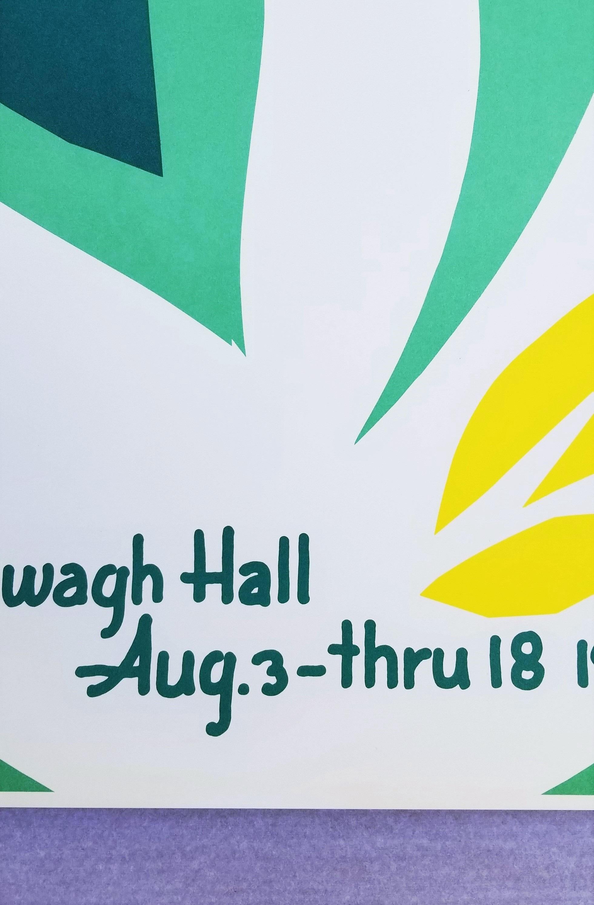Ashawagh Hall: The Springs Artists' Exhibition Poster /// Female Artist Abstract For Sale 1