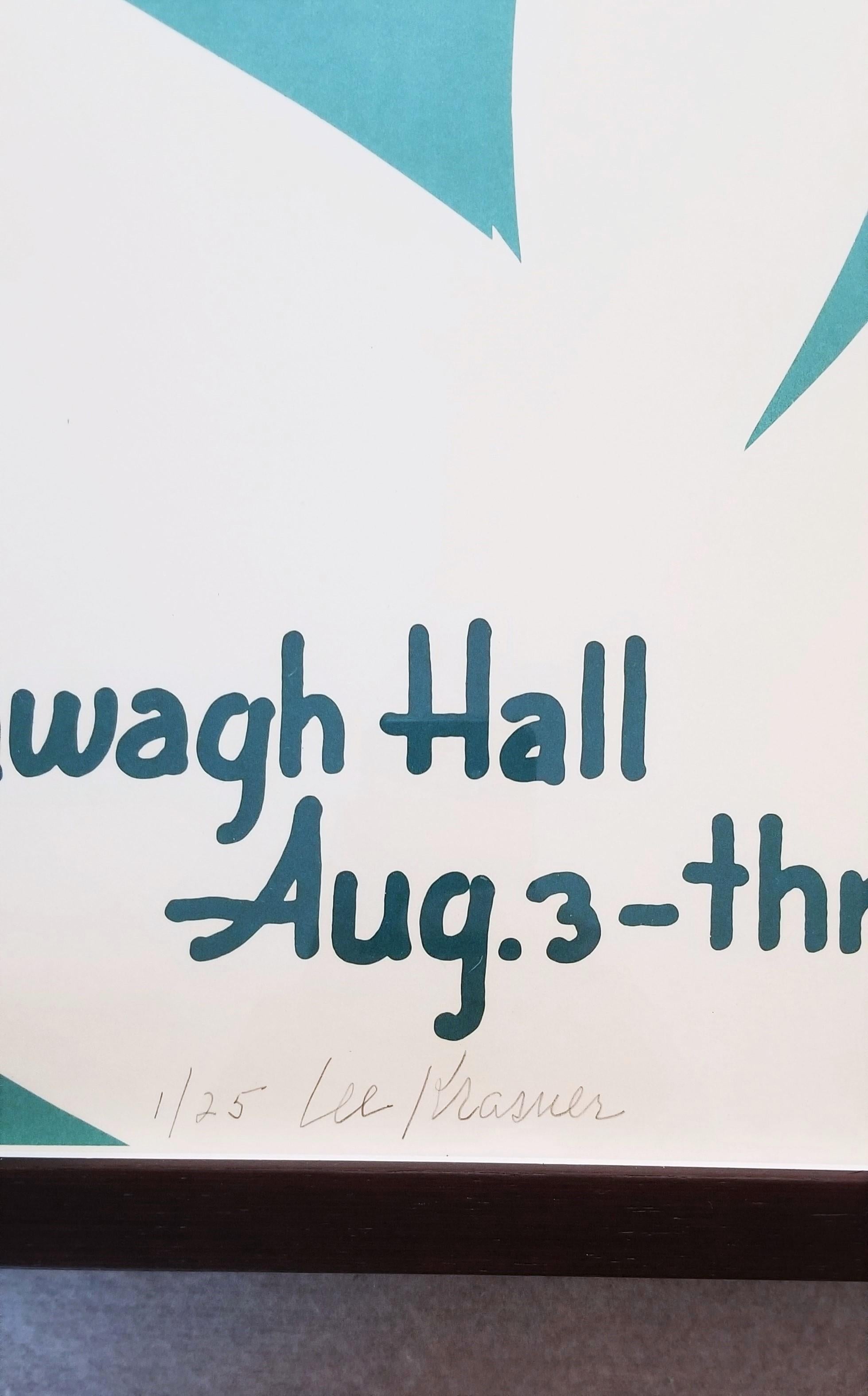 Ashawagh Hall: The Springs Artists' Exhibition Poster (Signiert) /// Female Artist im Angebot 4