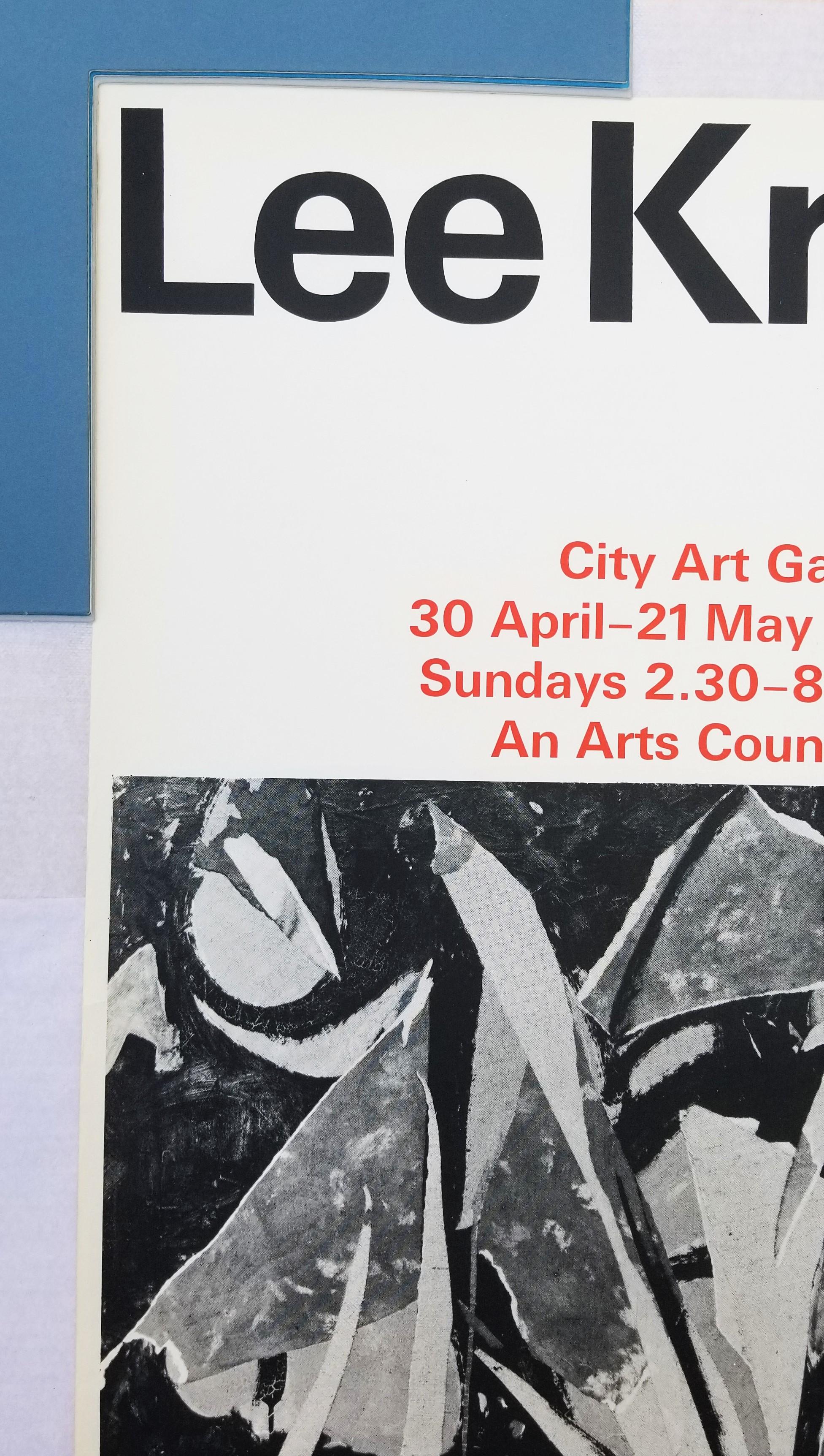 Affiche de la City Art Gallery (Bird Talk) /// Lee Krasner, artiste abstraite féminine en vente 3