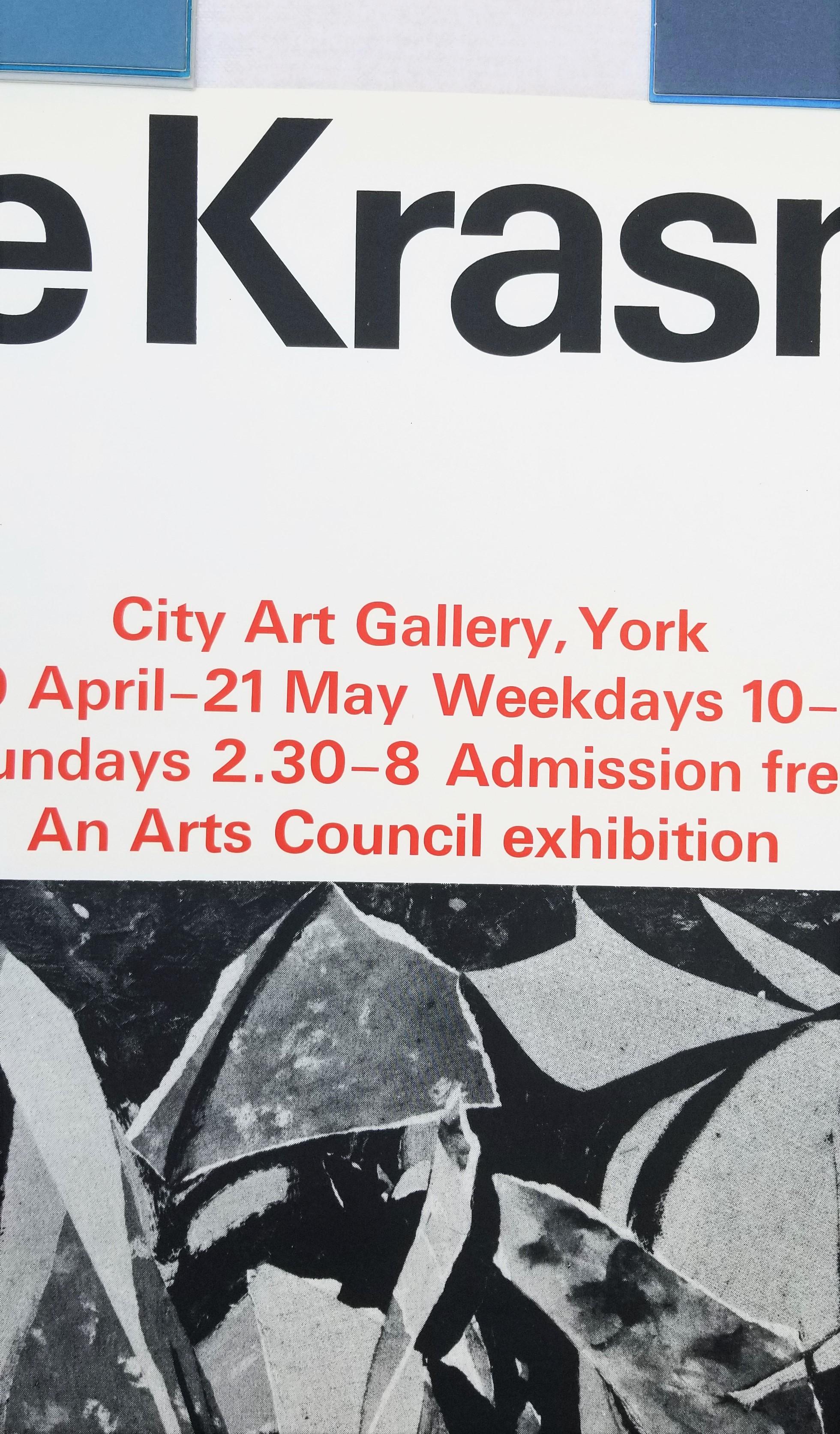 Affiche de la City Art Gallery (Bird Talk) /// Lee Krasner, artiste abstraite féminine en vente 6