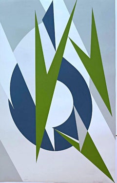Embrace, signed/n silkscreen for the Olympics by Jackson Pollock's wife