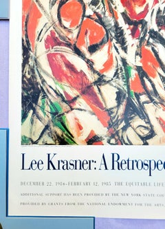 Lee Krasner: A Retrospective - The Museum of Modern Art (Celebration) Poster