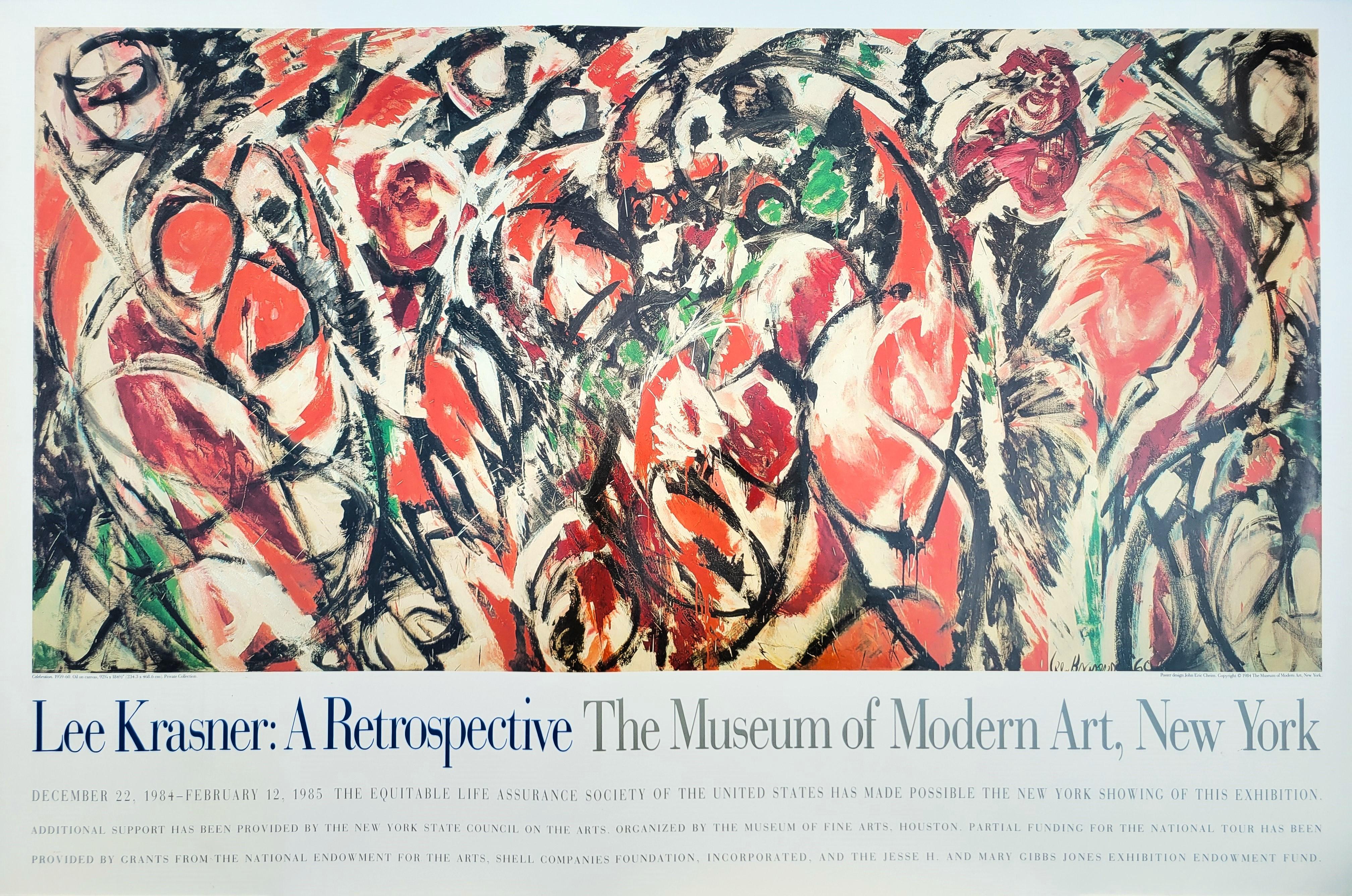 Lee Krasner: Una retrospettiva - Il Museo d'Arte Moderna (Celebrazione) Poster