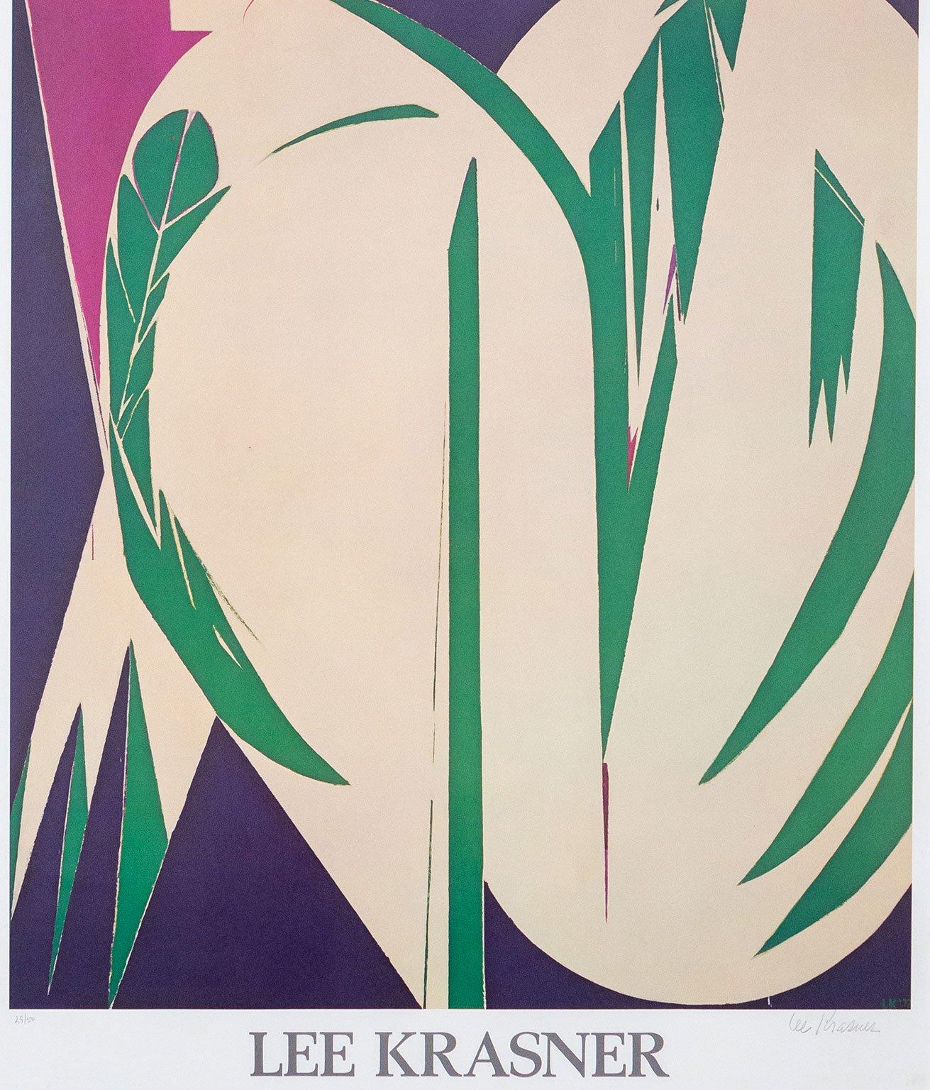 Marlborough - Abstract Expressionist Print by Lee Krasner
