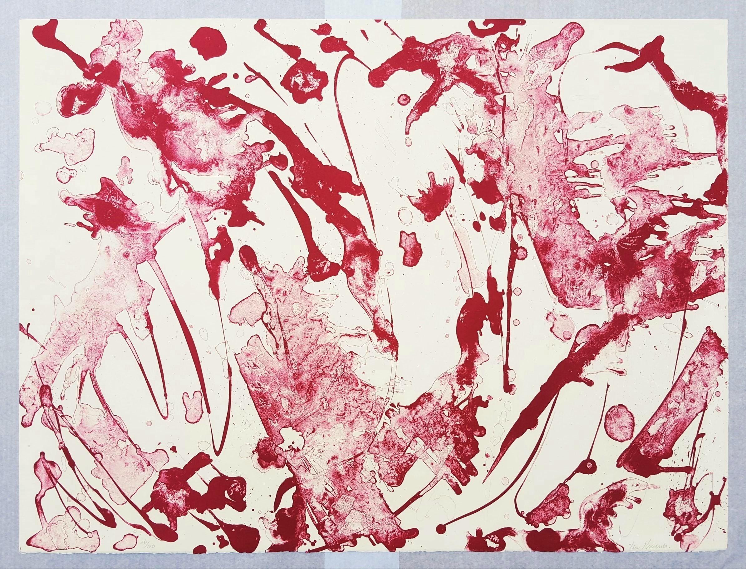 Pink Stone (also called Rose Stone) - Print by Lee Krasner