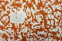 Vintage Poem /// Abstract Expressionist Female Artist Post-War NY Modern Lithograph MoMA