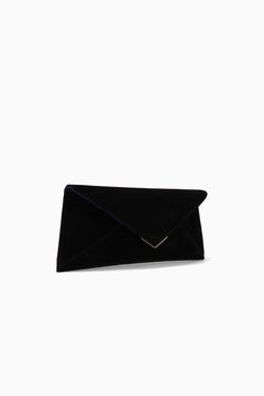 Lee 'Lineage' Clutch Schwarzes Wildleder