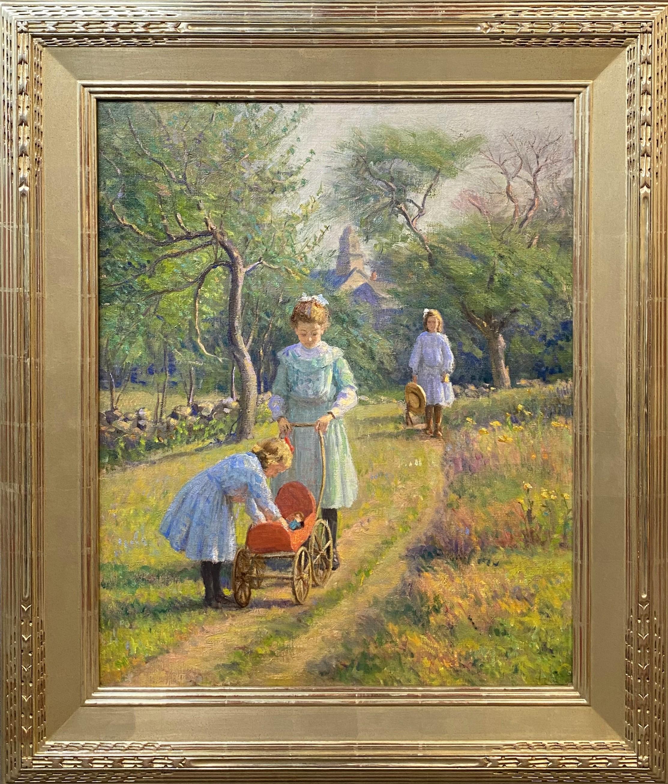 Landscape Painting de Lee Lufkin Kaula - Días de vacaciones