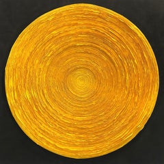 Vague jaune chaud (jaune chaud)