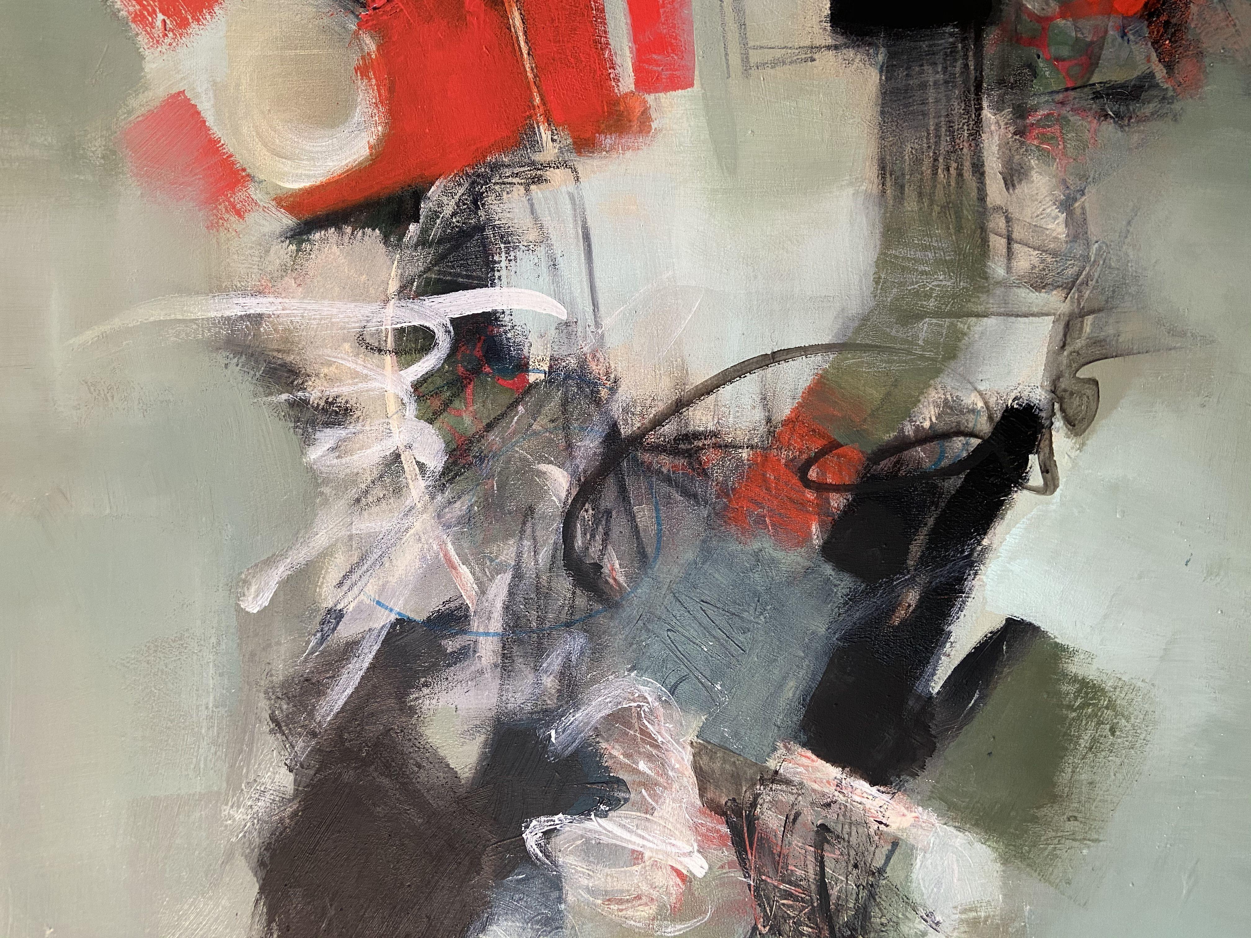 Convergenza, Pittura, Acrilico su tela in vendita 1