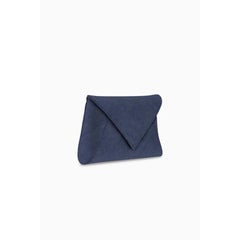Lee 'Pouchet' Clutch Large Dark Blue Denim
