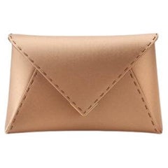 Lee 'Pouchet' Clutch Small Antique Bronze Satin
