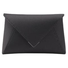 Lee 'Pouchet' Clutch Small Chinchilla Satin