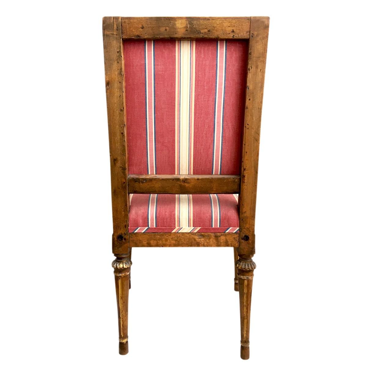 Lee Radziwill Gustavian Parcel-Gilt Accent Chair by Joseph Ruste, Stockholm In Good Condition In Lambertville, NJ