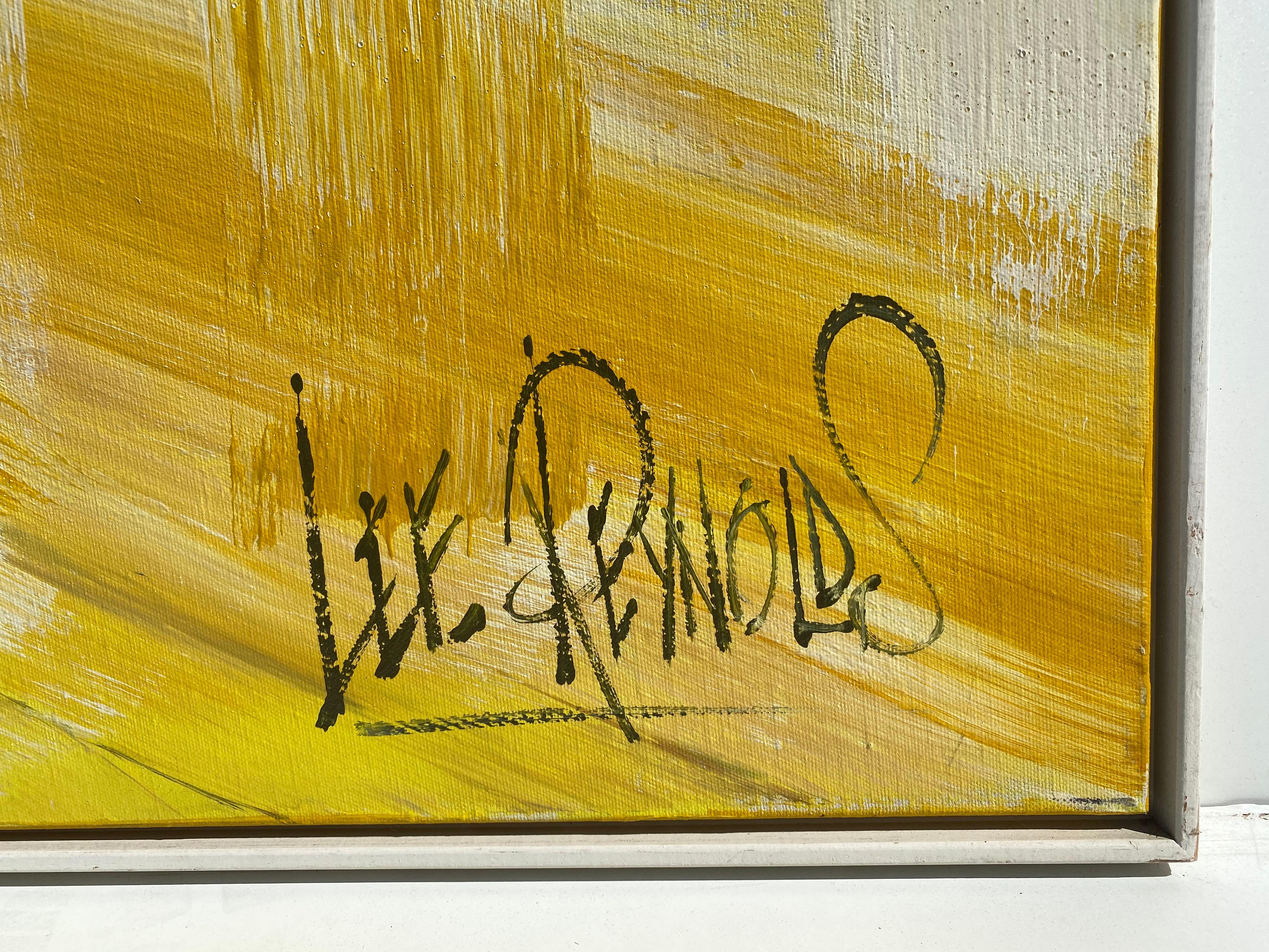Lee Reynolds Mid-Century Modern Acrylic Painting 2