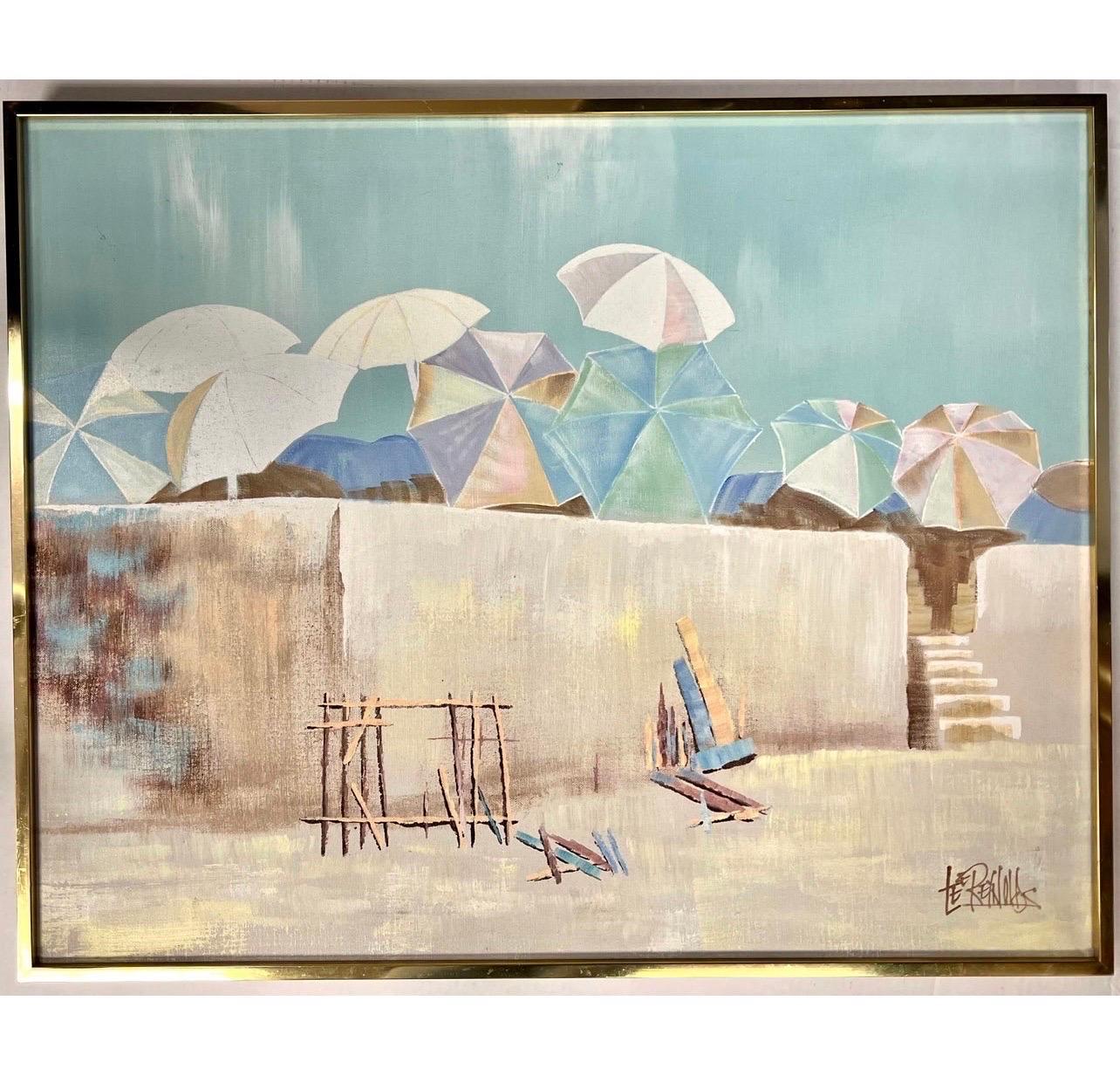 Mid-Century Modern Parapluies de plage originales signées Lee Reynolds en vente