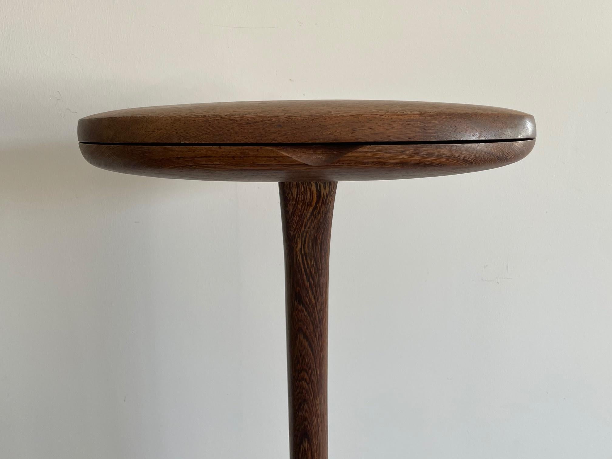 Lee Rohde Sculptural Lectern Form in Wengé, 1970 For Sale 5