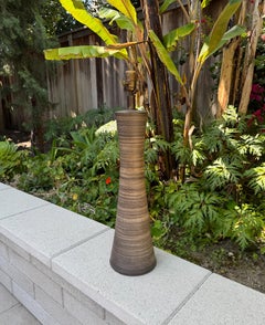 Lámpara de cerámica Lee Rosen para Design Technics, c.1955