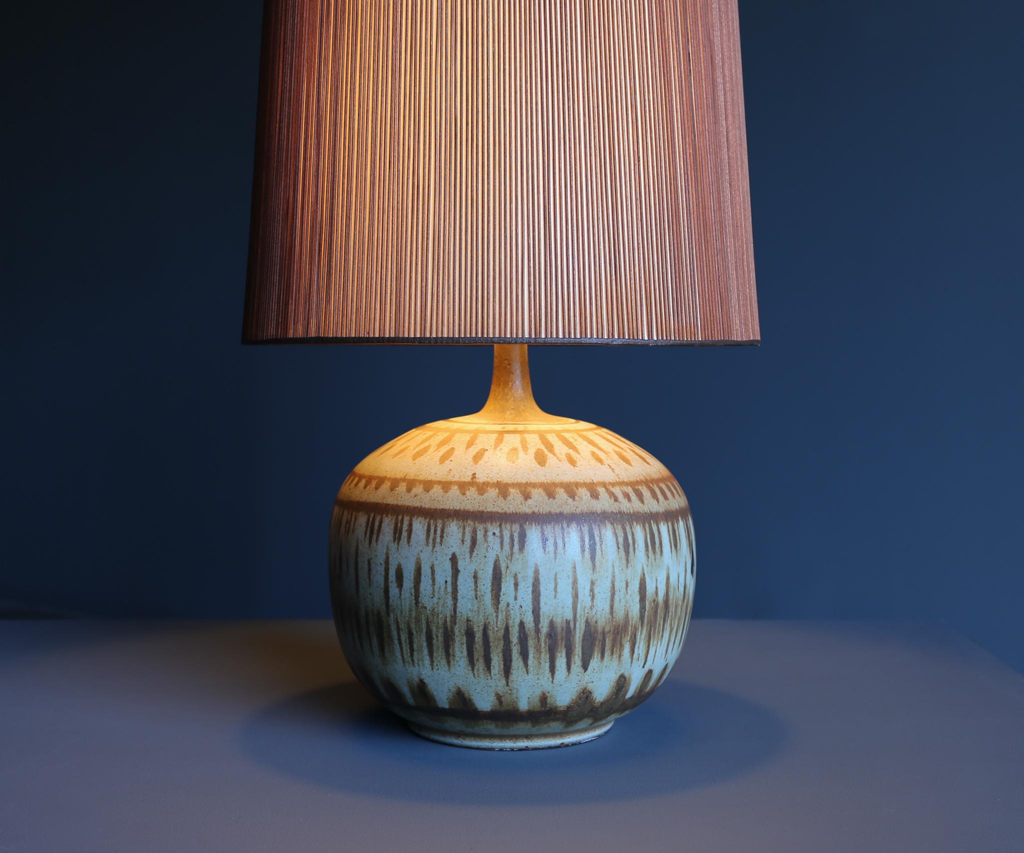 Lee Rosen Ceramic Table Lamp for Design Technics, circa 1955 3